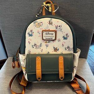 Loungefly Disney Dogs Floral Mini Backpack